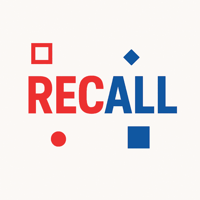 RECALL game preview - light mode